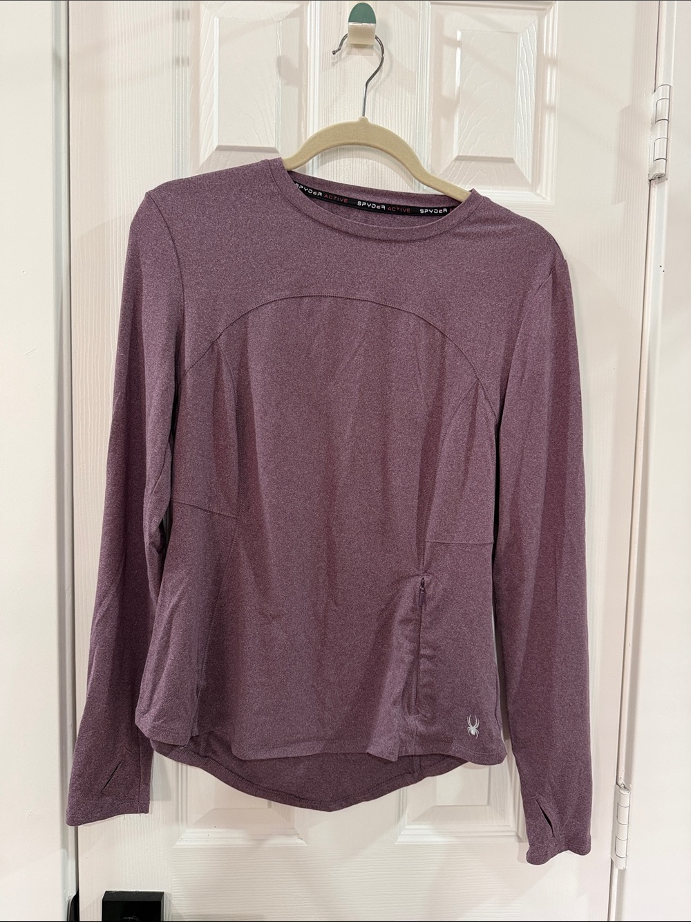 Spyder Women's Long Sleeve Active Top - Mauve Plum